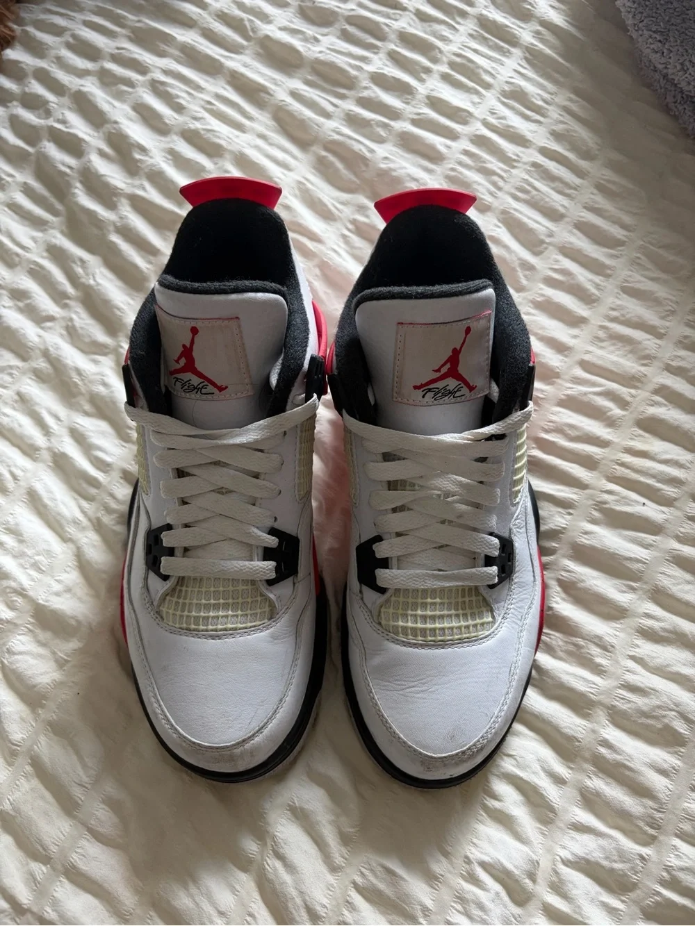 Nike Kids' Sneakers in White, Red & Black